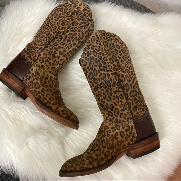 lucchese leopard print boots